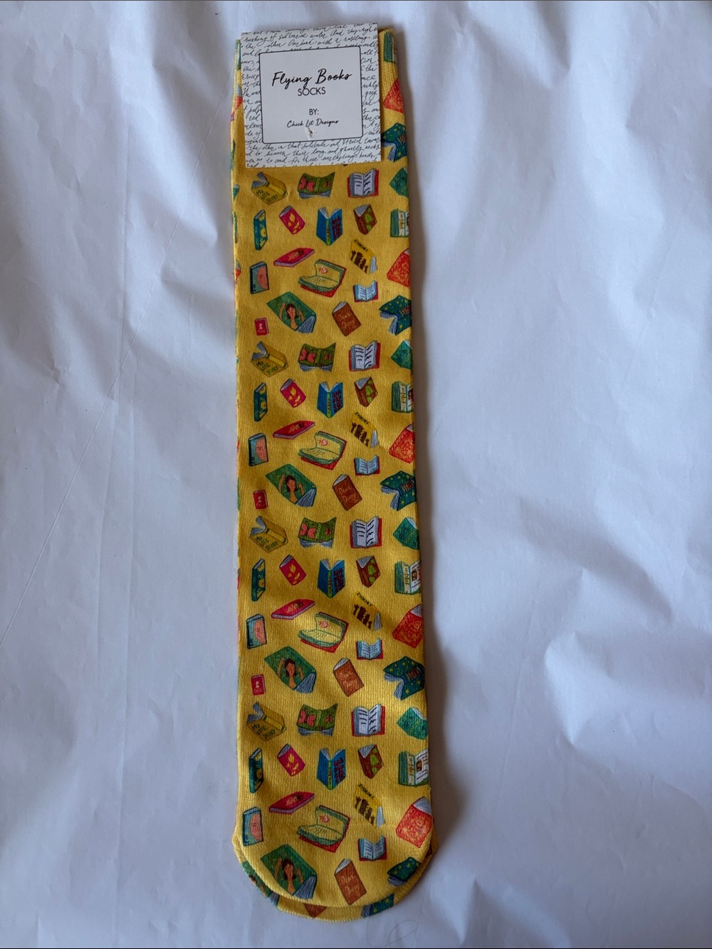 Flying Books Kids Socks by Chick Lit Design